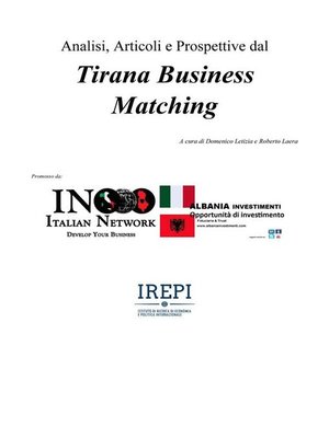 cover image of Analisi, Articoli e Prospettive dal Tirana Business Matching